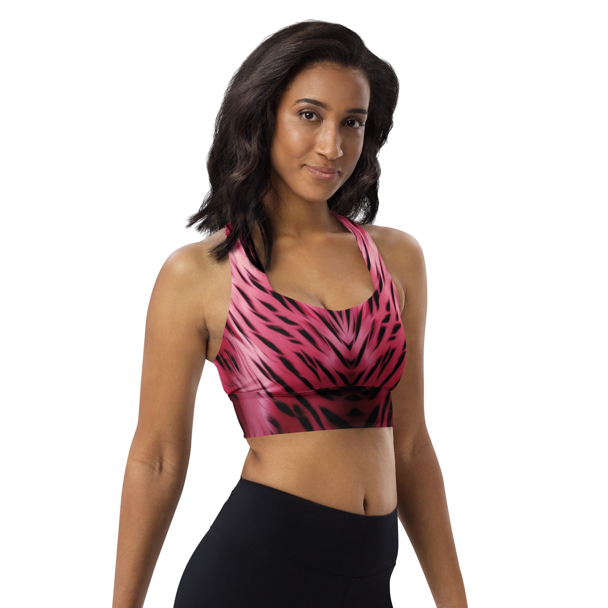 Custom printed sports store bra