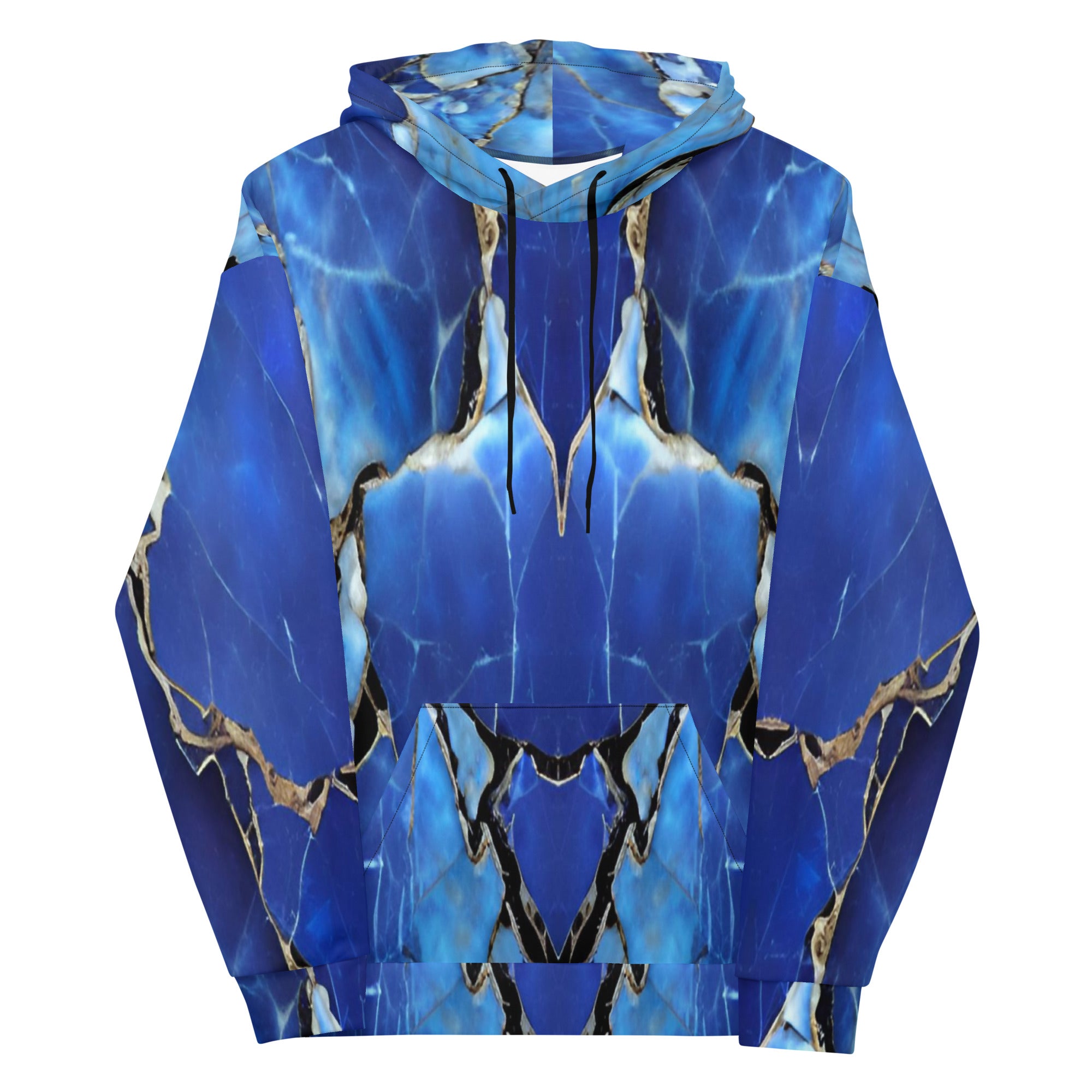 Blue Marble Unisex Designer Hoodie