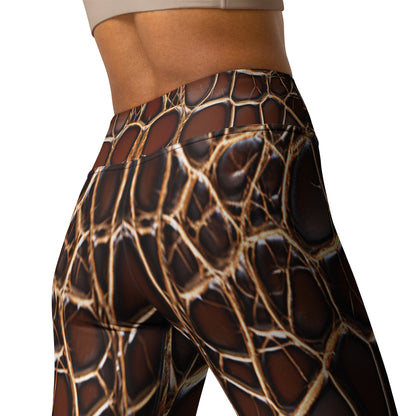 Reptile Print Yoga Leggings For Women