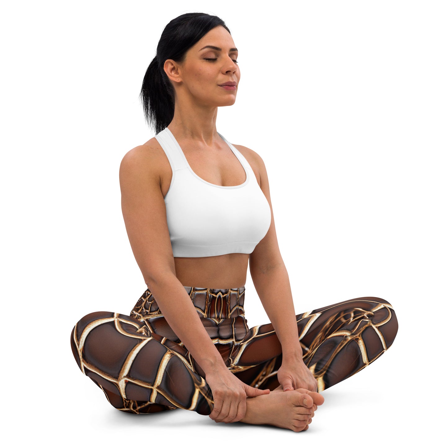 Reptile Print Yoga Leggings For Women