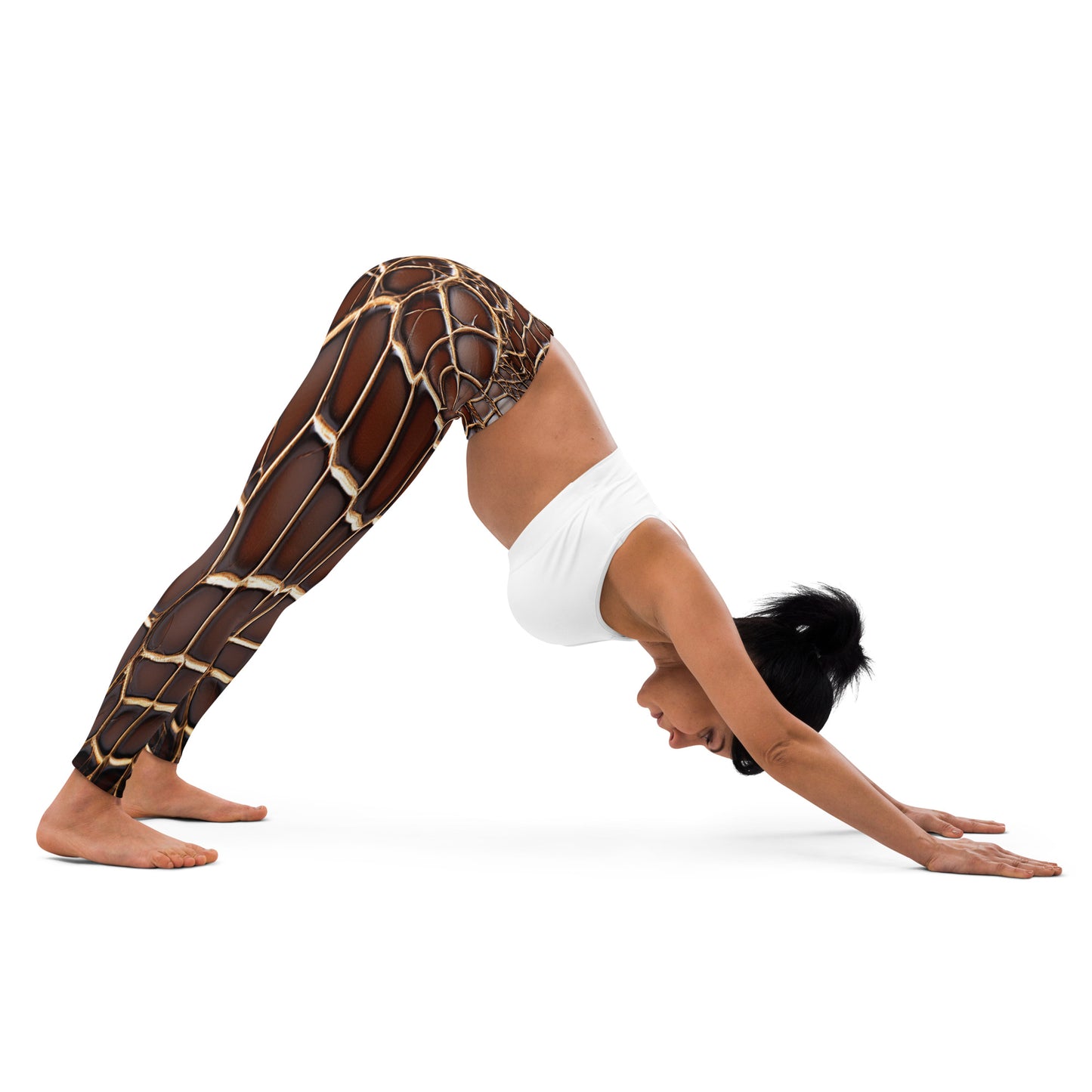 Reptile Print Yoga Leggings For Women