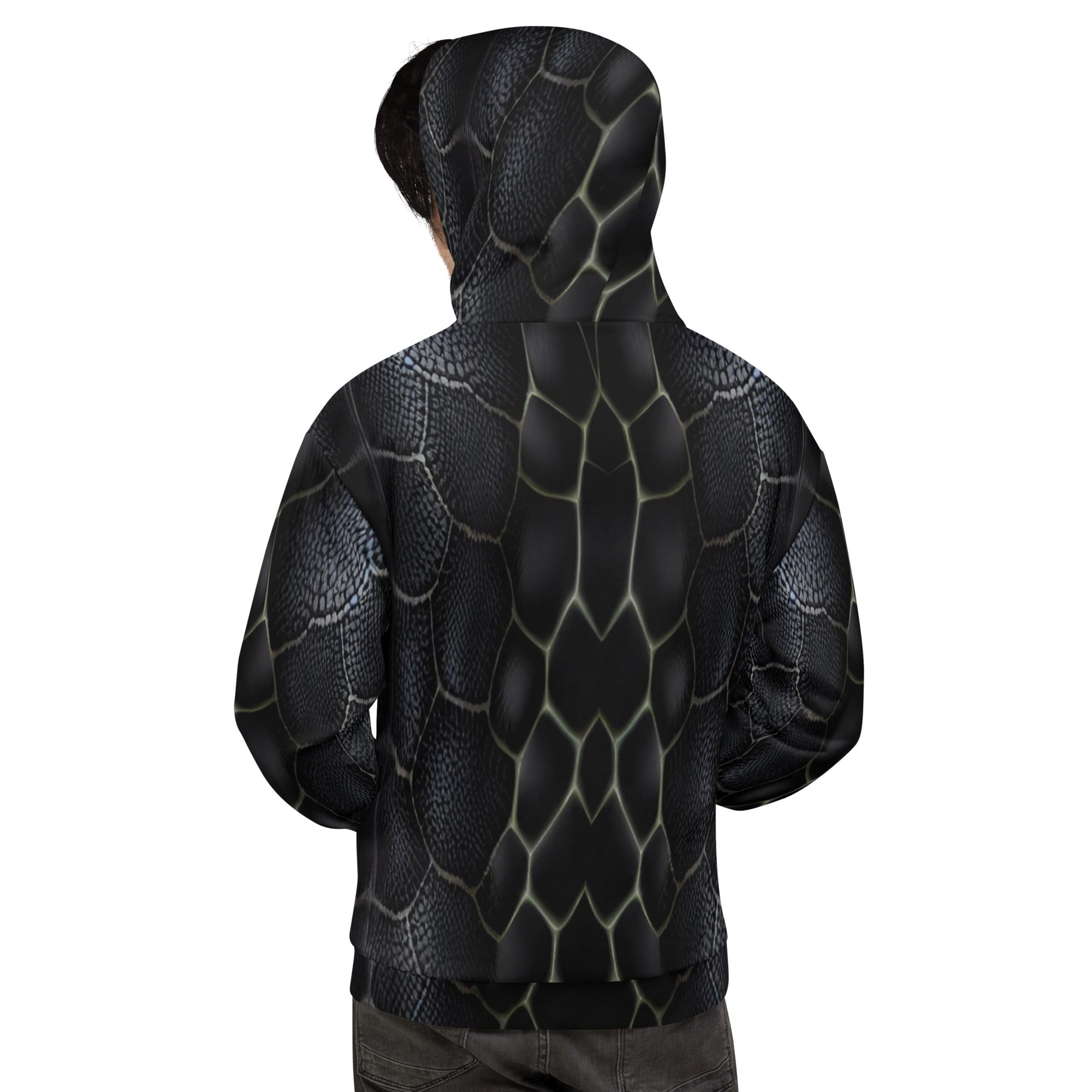 Black Mamba Snake Unisex Designer Hoodie Nova Jade Cosmetics